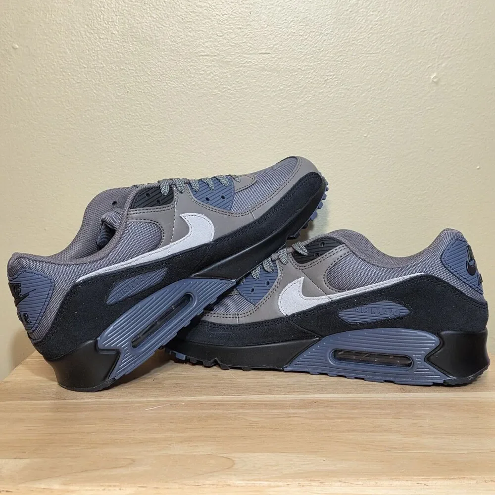 Nike Air Max 90 Smoke Grey Diffused Blue IB6392-001 Men's Size 13